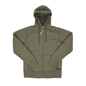 Iron Heart - 14oz Ultra Heavyweight Zippered Hoodie - Olive